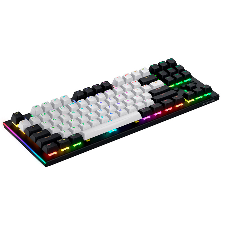 Клавиатура HATOR Gravity TKL orange (HTK560) black, US layout