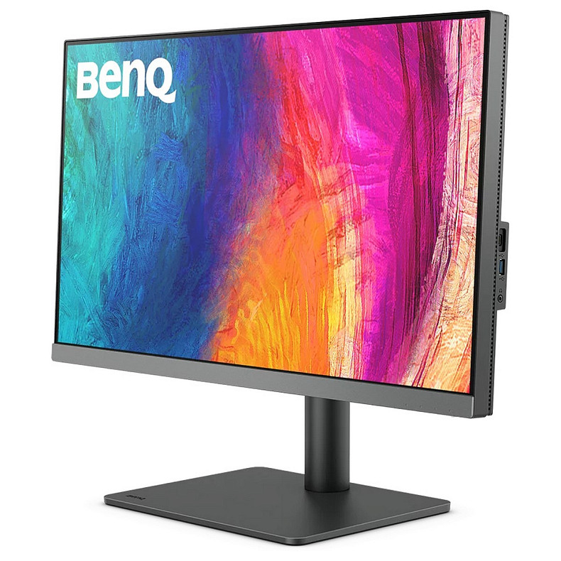 TFT 27" BenQ PD2706U, 4K UHD, IPS, 99% sRGB, HDR10, HDMI, DP, USB-C, USB-hub, HAS, колонки