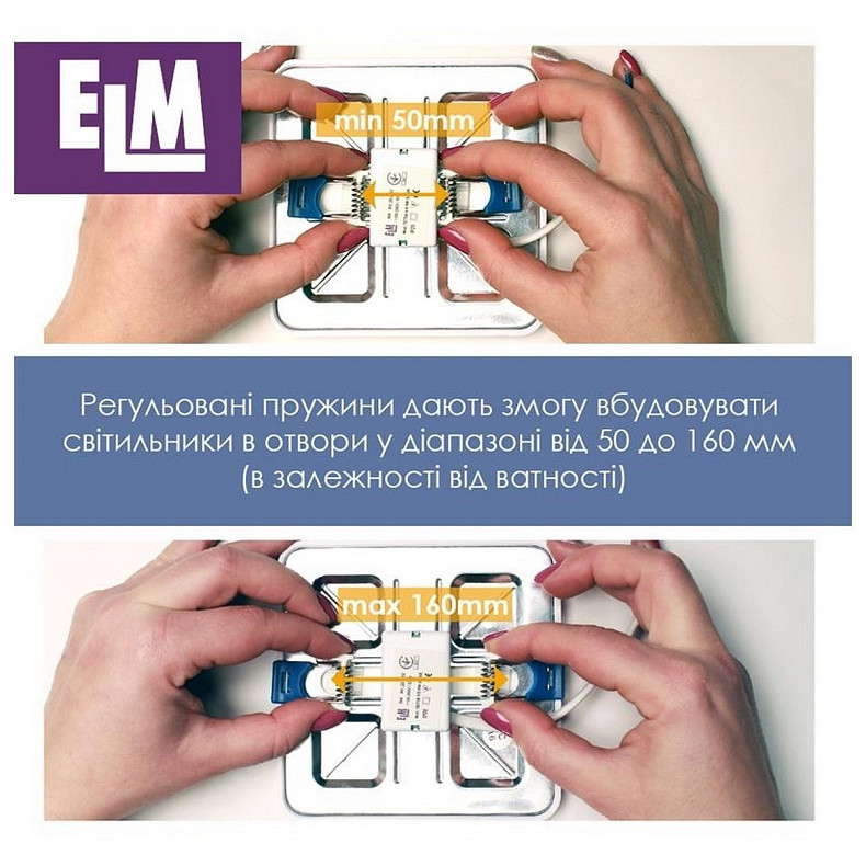 Светильник встраиваемый светодиодный ELM Tetra V 15W 6500К IP20 (26-0063)