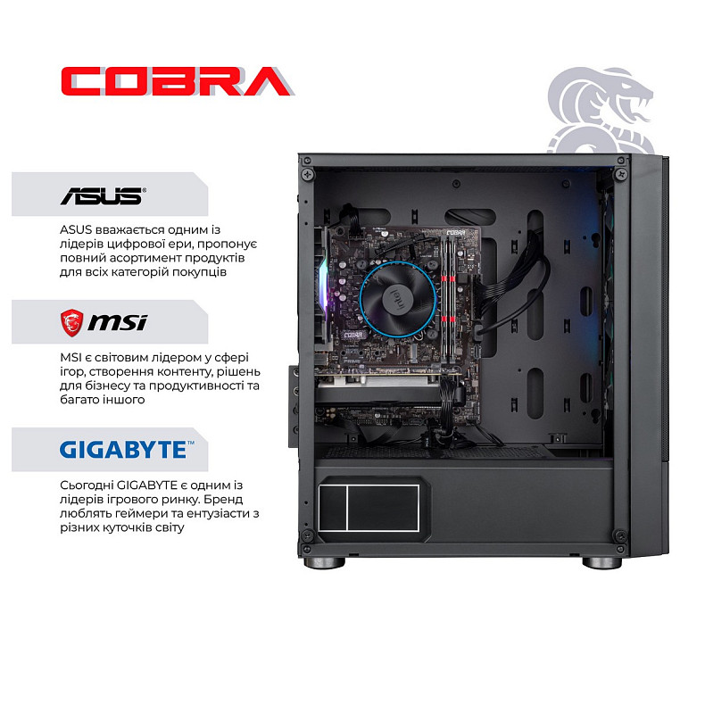 Персональный компьютер COBRA Advanced (I11F.16.S2.166T.A4367)