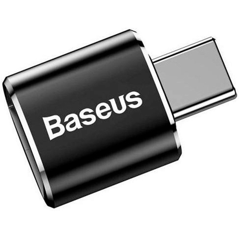 Адаптер Baseus USB Female To Type-C Male Adapter Converter Black