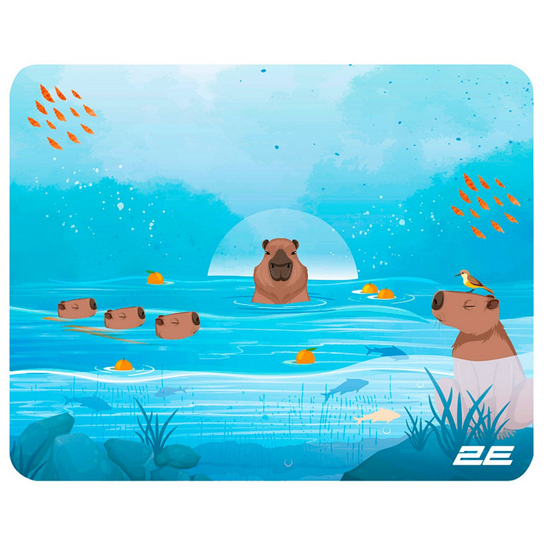 Ігрова поверхня 2E Capybarra S Blue (2E-PAD-S-CAPY-BLUE)