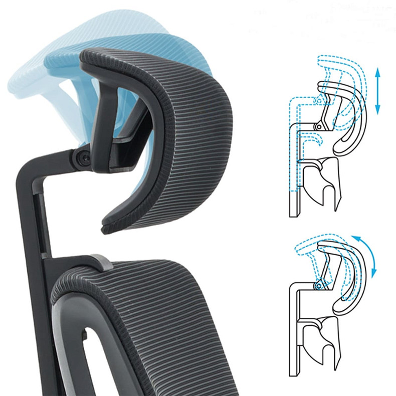 Крісло офісне OfficePro Balance OC620-B-B-B