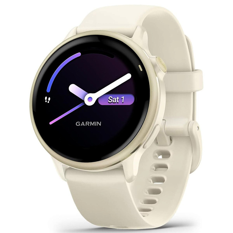 Спортивний годинник Garmin Vivoactive 6 Lunar Gold with Bone Band