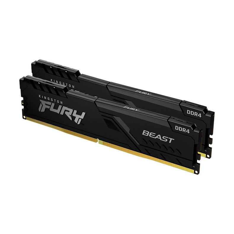 ОЗУ Kingston Fury Beast Black DDR4 2x16GB 3200 MHz (KF432C16BBK2 32)