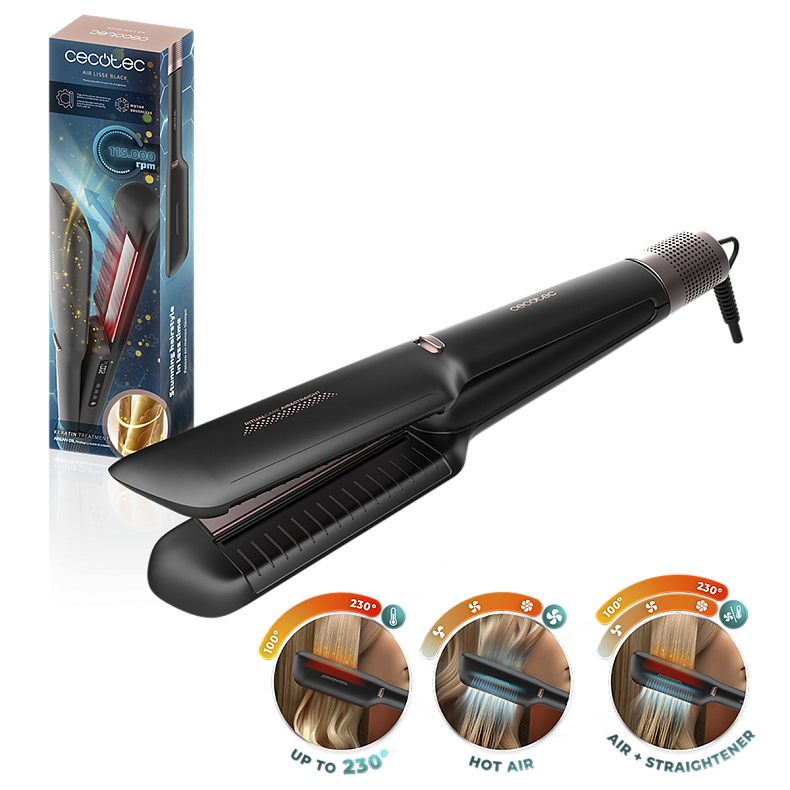 Утюжок для волос CECOTEC Air Lisse Black