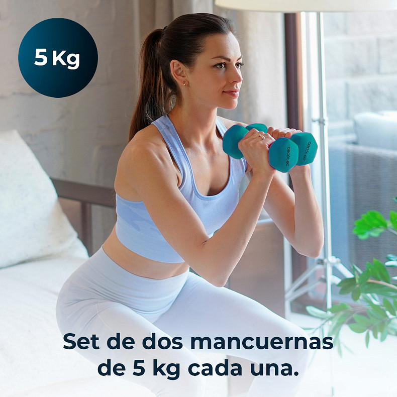 Гантелі Cecotec Drumfit 500 DoubleNeo (2шт по 5кг)