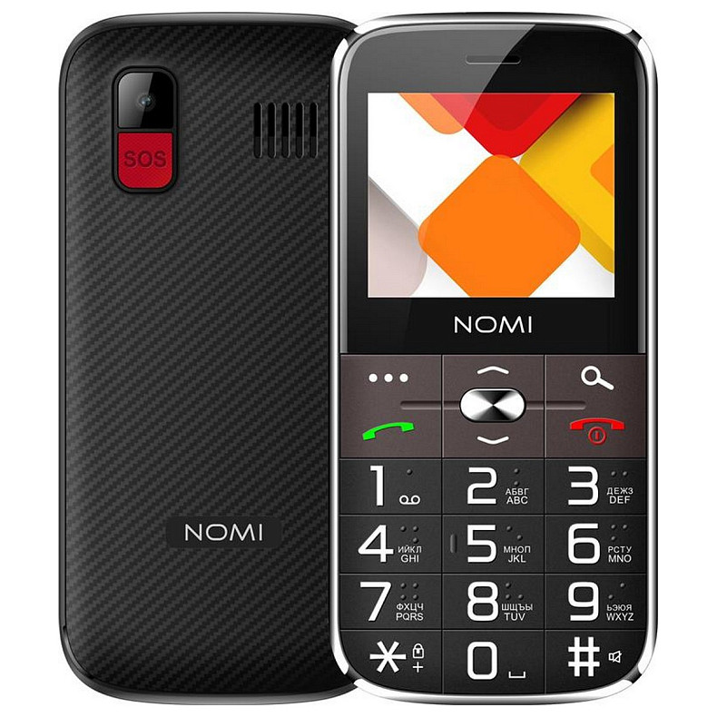 Мобильный телефон Nomi i220 Dual Sim Black