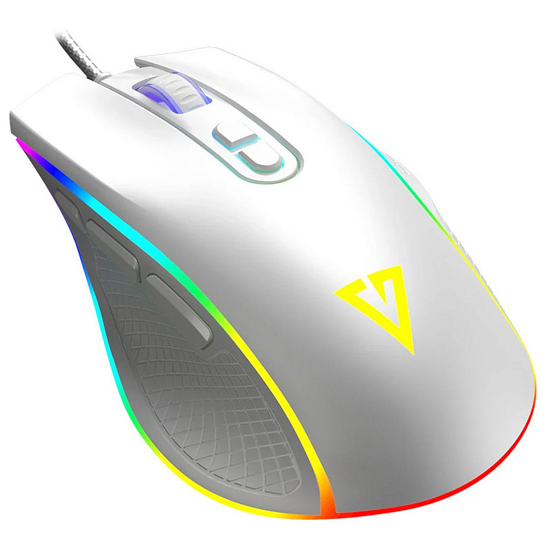 Мишка  Modecom Veles Volcano, ігрова, 12800dpi., 8кн.,RGB, біла