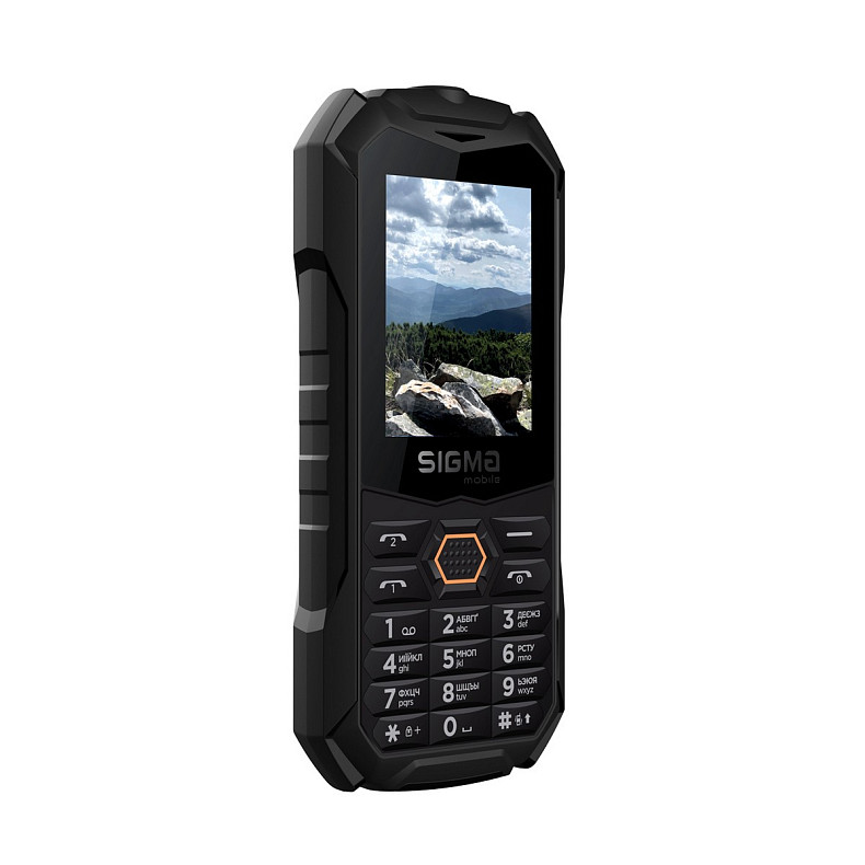 Мобильный телефон Sigma mobile X-treme PV68 Dual Sim Black/Orange (4827798738221)