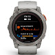 Спортивний годинник GARMIN Fenix 7X Pro Sapphire Solar Titanium with Grey/Orange Band