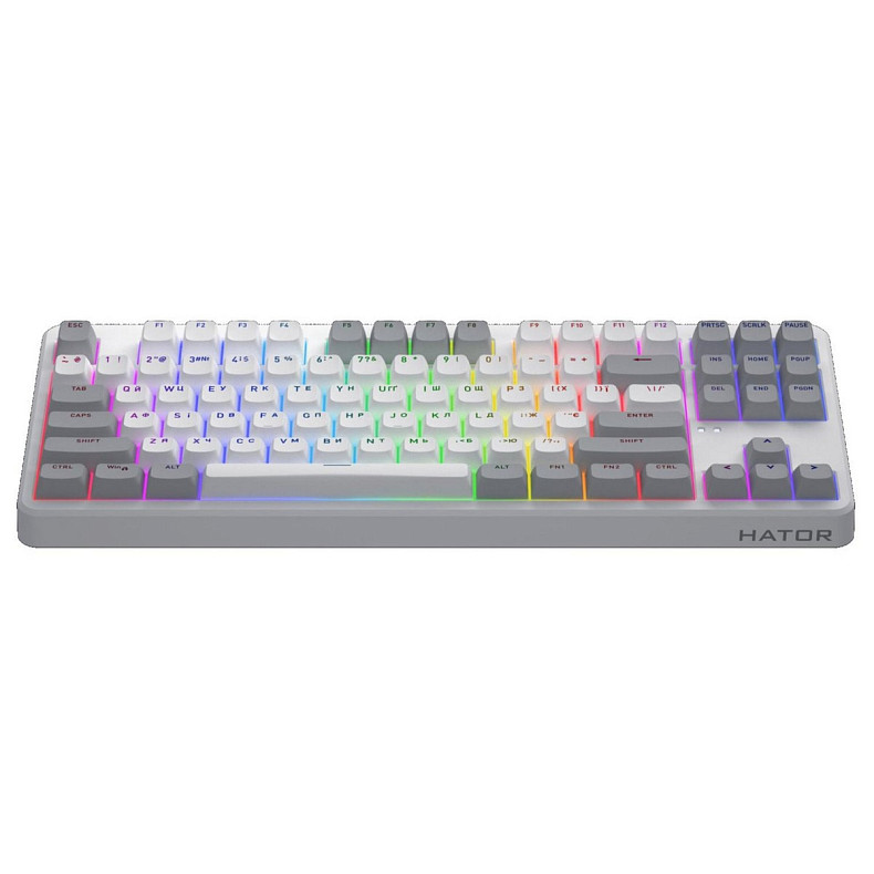 Клавіатура Hator Rockfall 3 Mecha TKL Wireless Orange White (HTK851UA)