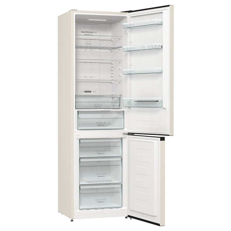 Холодильник з нижн. мороз. камерою Gorenje NRK6202AC4, 200х60х60см, 2 двері, 235( 96)л, А+, NoFrost+