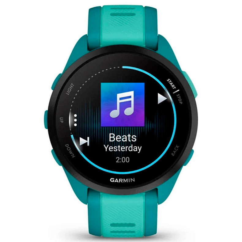 Спортивний годинник GARMIN Forerunner 165 Music Turquoise/Aqua