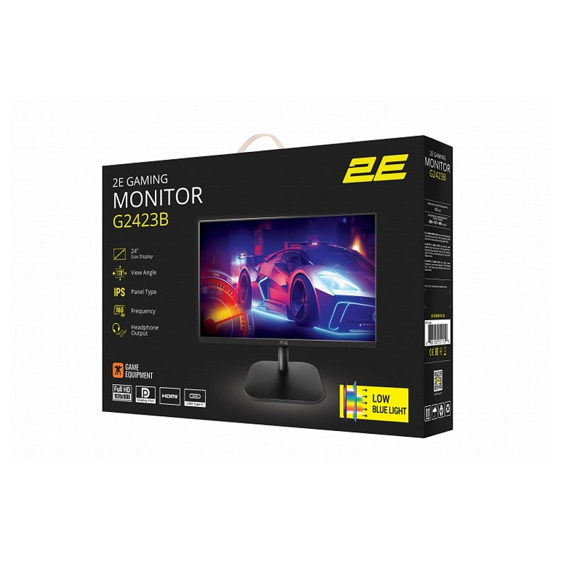 Монитор 2E GAMING 23.8" G2423B HDMI, DP, USB-C, Audio, IPS, 165Hz, 1ms, FreeSync