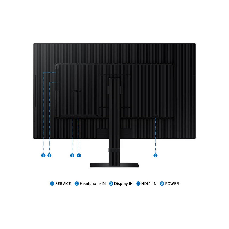 Монітор Samsung 27" S70D HDMI, DP, MM, IPS, 3840x2160