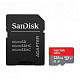 Карта памяти MicroSDXC 128GB UHS-I Class 10 SanDisk Ultra A1 R140MB/s + SD-adapter