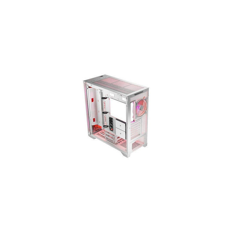 Корпус Modecom volcano expanse s argb 4x140mm fans midi usb 3.0x2+type-c white без БЖ ATX