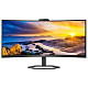 TFT 34" Philips 34E1C5600HE, WQHD, VA, sRGB 123,24%, 100Гц, 1мс, HDMI, DP, USB-C, webcam, HAS, кол