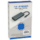 USB-хаб PowerPlant Type-C - 2 x USB 3.0, 1x USB 2.0, 1x Type C (PD), HDMI, SD, RJ45