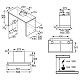 Витяжка Electrolux вбудована, 60см, 600м.куб/год., чорний