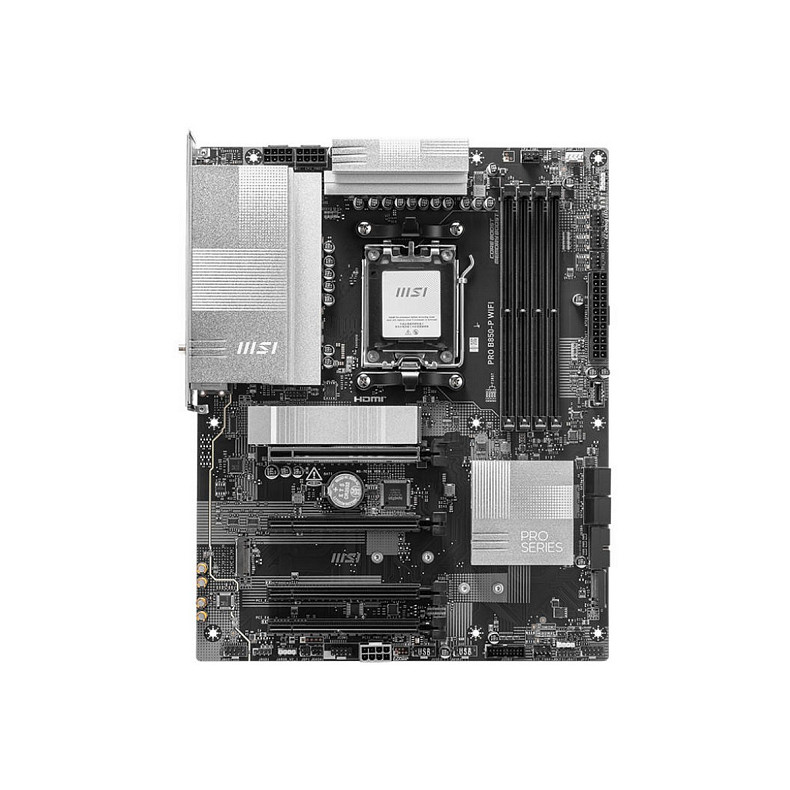 Материнcька плата MSI PRO B850-P WIFI sAM5 B850 4xDDR5 M.2 HDMI Wi-Fi BT ATX