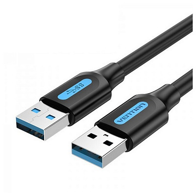 Кабель Vention USB-USB 3 m, Black (CONBI)