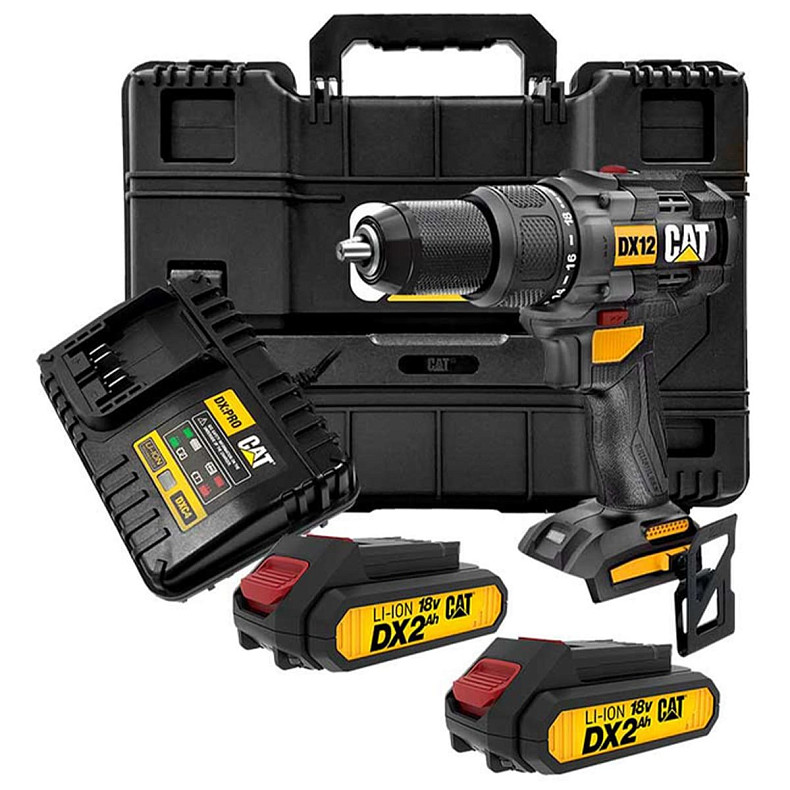 Аккумуляторная ударная бесщеточная дрель-шуруповерт CAT DX12