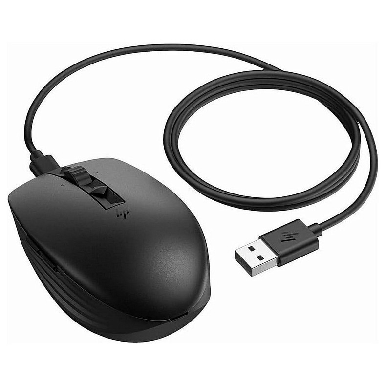Миша HP 710 Rechargeable Silent, USB-A/WL/BT, чорний