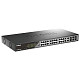 Комутатор D-Link DSS-200G-28MP 24xGE PoE, 4xSFP/GE, 370W, Некерований