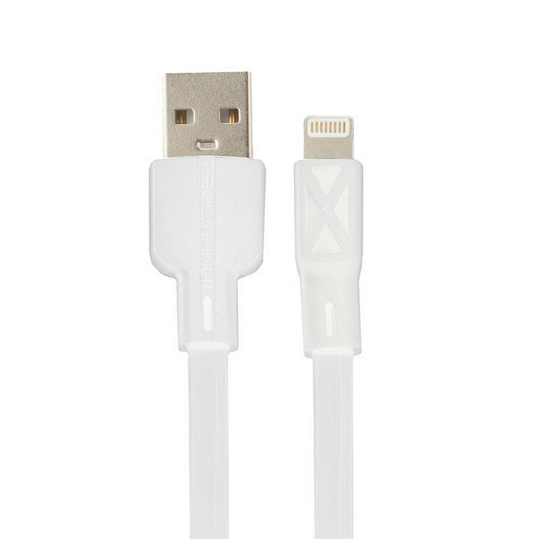 Кабель Proda PD-B18i USB-Lightning, 1м, White