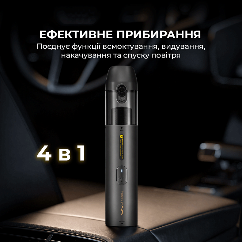 Ручной аккумуляторный пылесос MOVA Portable Vortex 4 в 1 (MDV001)