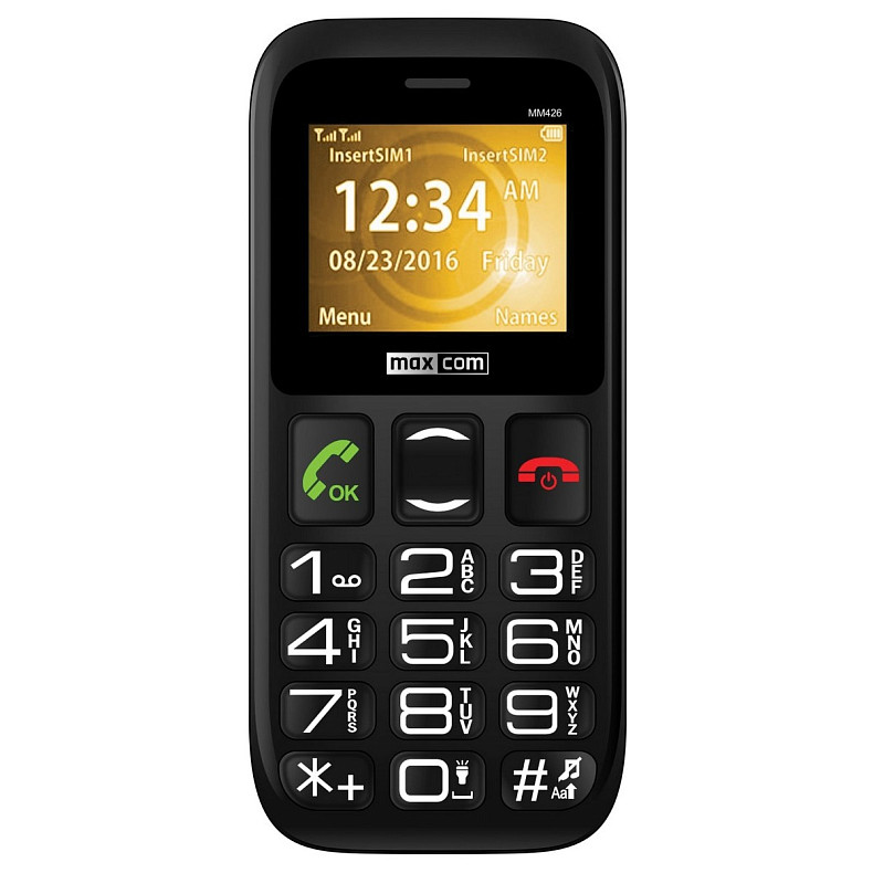 Мобільний телефон Maxcom MM426 Black