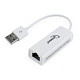 Сетевой адаптер Gembird (NIC-U2-02) USB - Fast Ethernet, белый