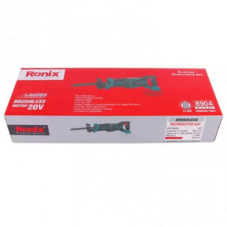 Сабельная пила Ronix аккумуляторная 20В, без батареи (8904)