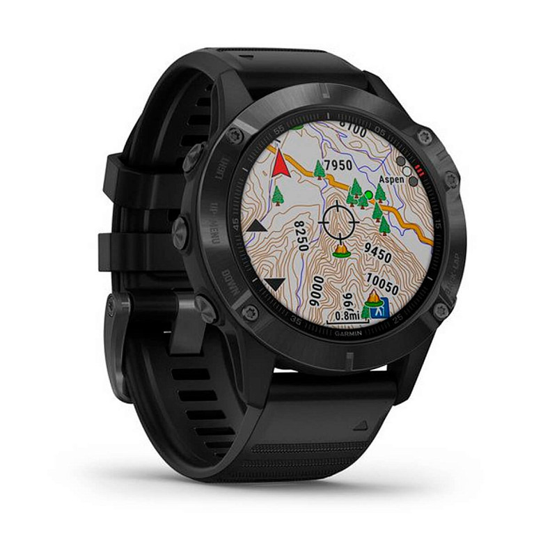 Спортивные часы Garmin Fenix 6 Pro Black with Black Band