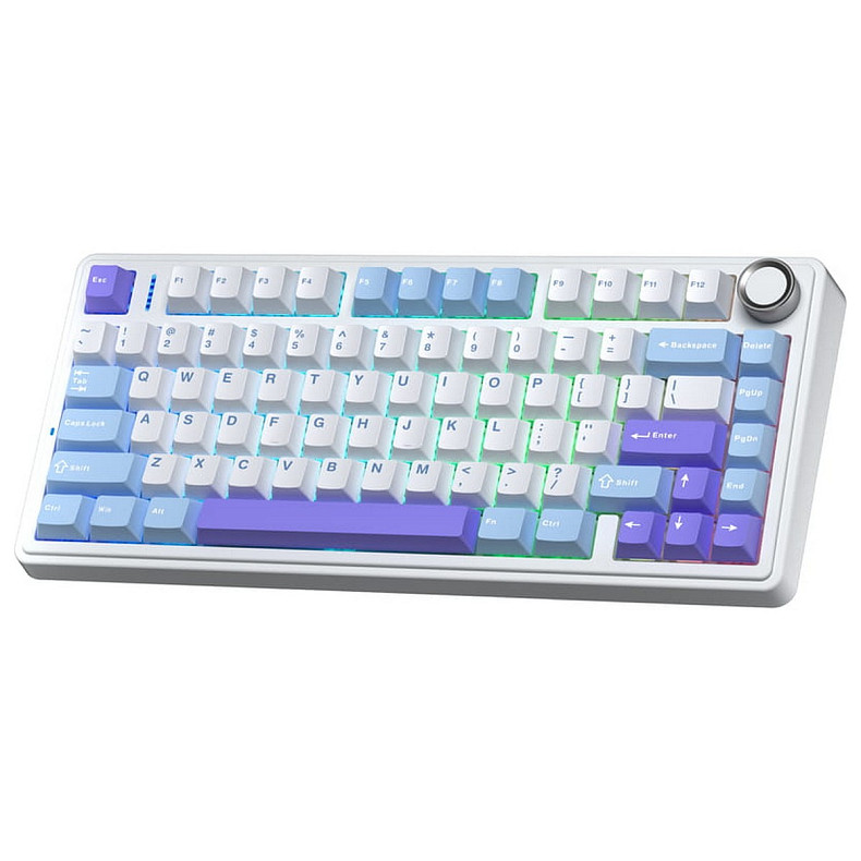 Клавіатура Aula F75 Gasket Reaper switch Purple (6978080501479)