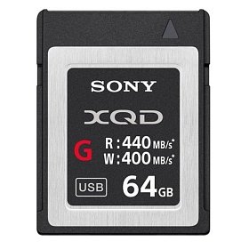 Карта пам'яті XQD Sony 64GB G Series R440MB/s W400MB/s (QDG64F.SYM)