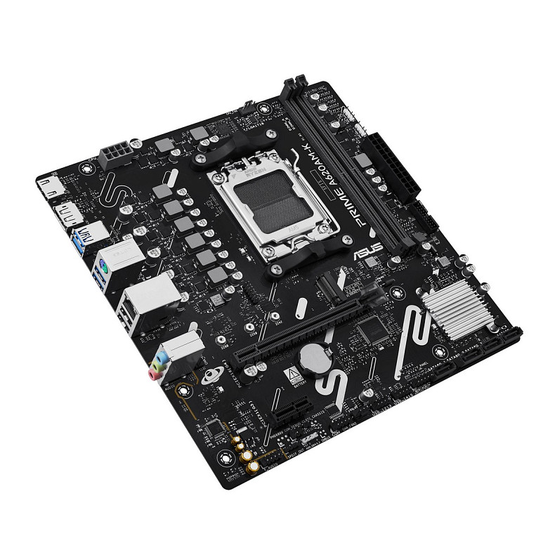 Материнcька плата ASUS PRIME A620AM-K sAM5 A620 2xDDR5 HDMI DP mATX