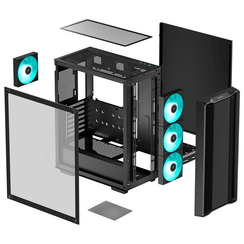 Корпус DeepCool CC560 V2 Black (R-CC560-BKGAA4-G-2) без БП