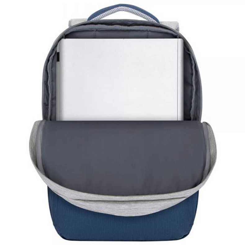 Рюкзак для ноутбука Rivacase 7567 (Grey/ Dark Blue) 17.3" Prater