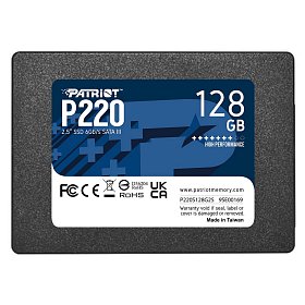 SSD диск Patriot P220 128GB 2.5" SATAIII TLC (P220S128G25)