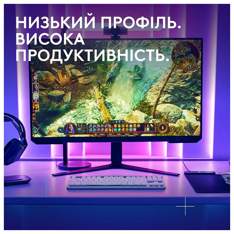 Клавиатура Logitech G515 Lightspeed TKL White (920-012539)