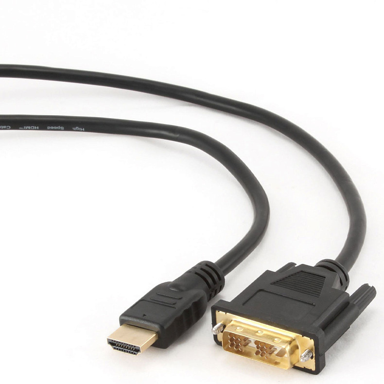 Кабель HDMI на DVI (двонаправлений), V1.3/19-пін, позолочені конектори, 7.5 м