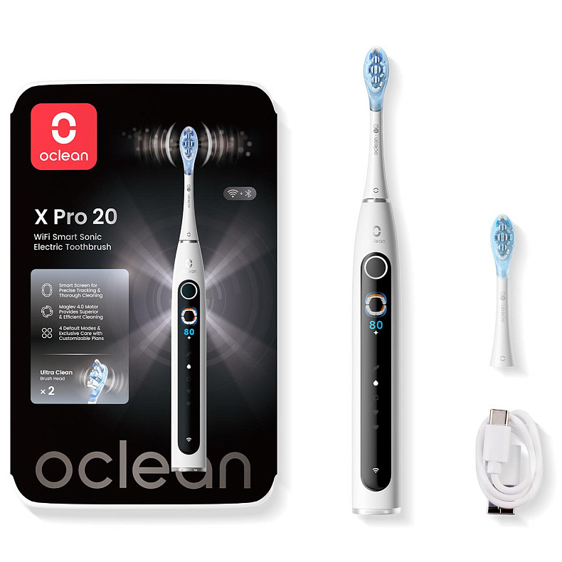 Електрична зубна щітка Oclean X Pro 20 Electric Toothbrush White