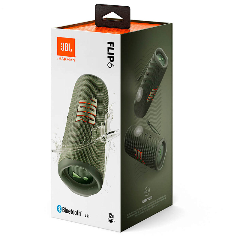 Акустика JBL Flip 6 Green (JBLFLIP6GREN)