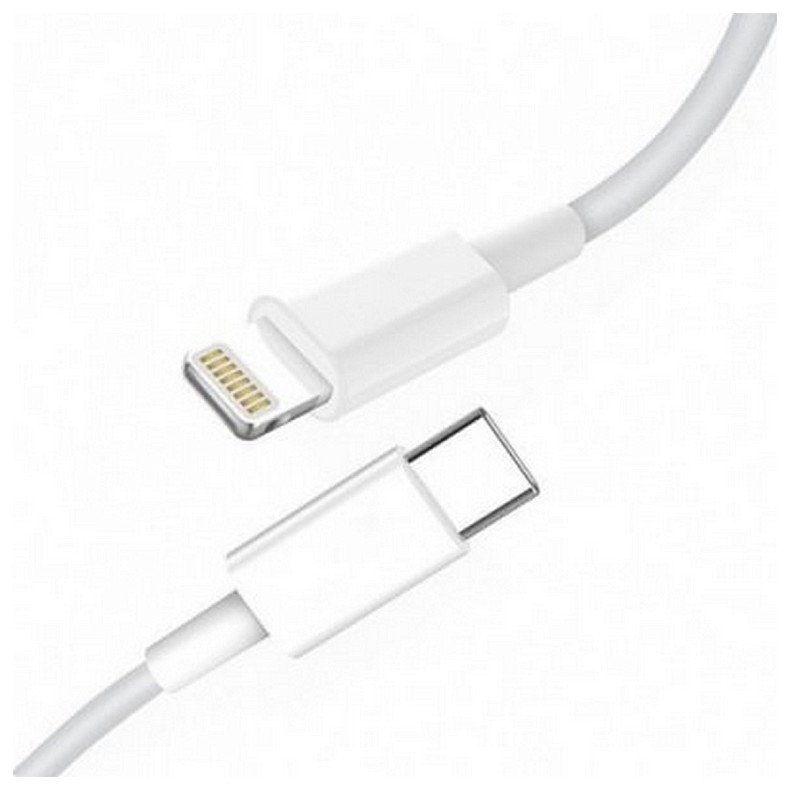 Кабель SkyDolphin S12L Frost Line USB Type-C - Lightning (M/M), 1 м, White (SDUSB-000576)