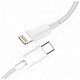 Кабель SkyDolphin S12L Frost Line USB Type-C - Lightning (M/M), 1 м, White (SDUSB-000576)
