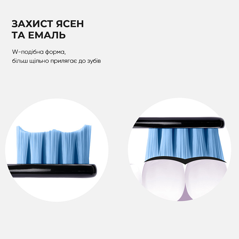 Насадки для Oclean PW05 Toothbrush Head for One/SE/Air/X/F1 Navy Blue 2 шт