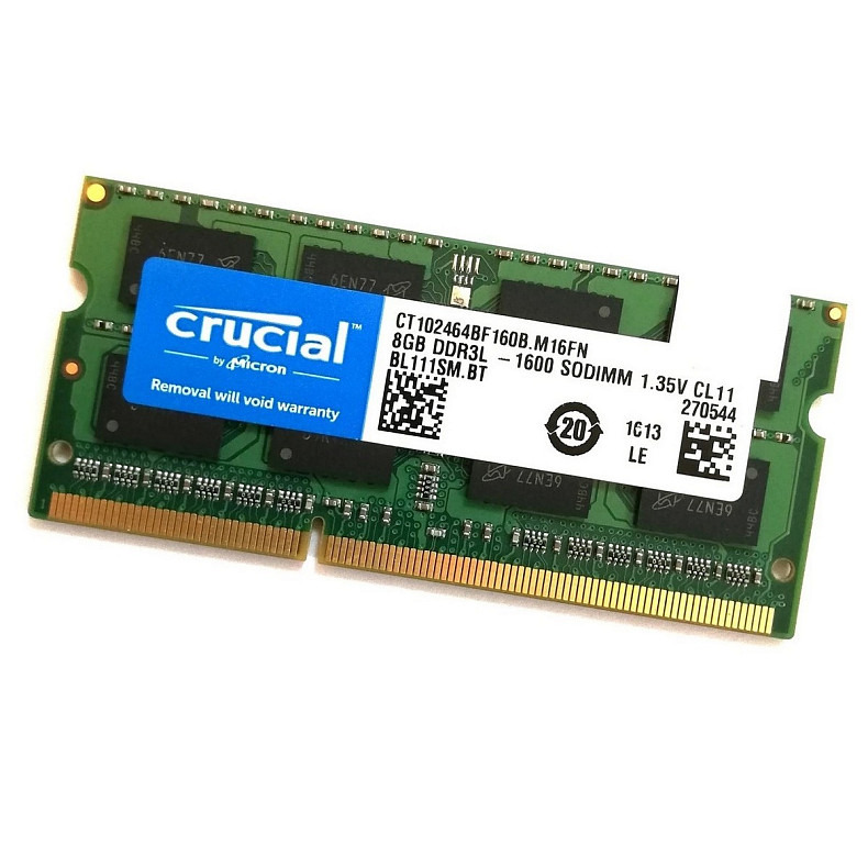 ОЗУ SO-DIMM DDR3L 8GB/1600 Crucial (CT102464BF160B.M16FN)